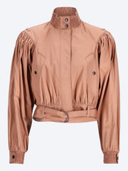 Gathered cropped jacket ref:
