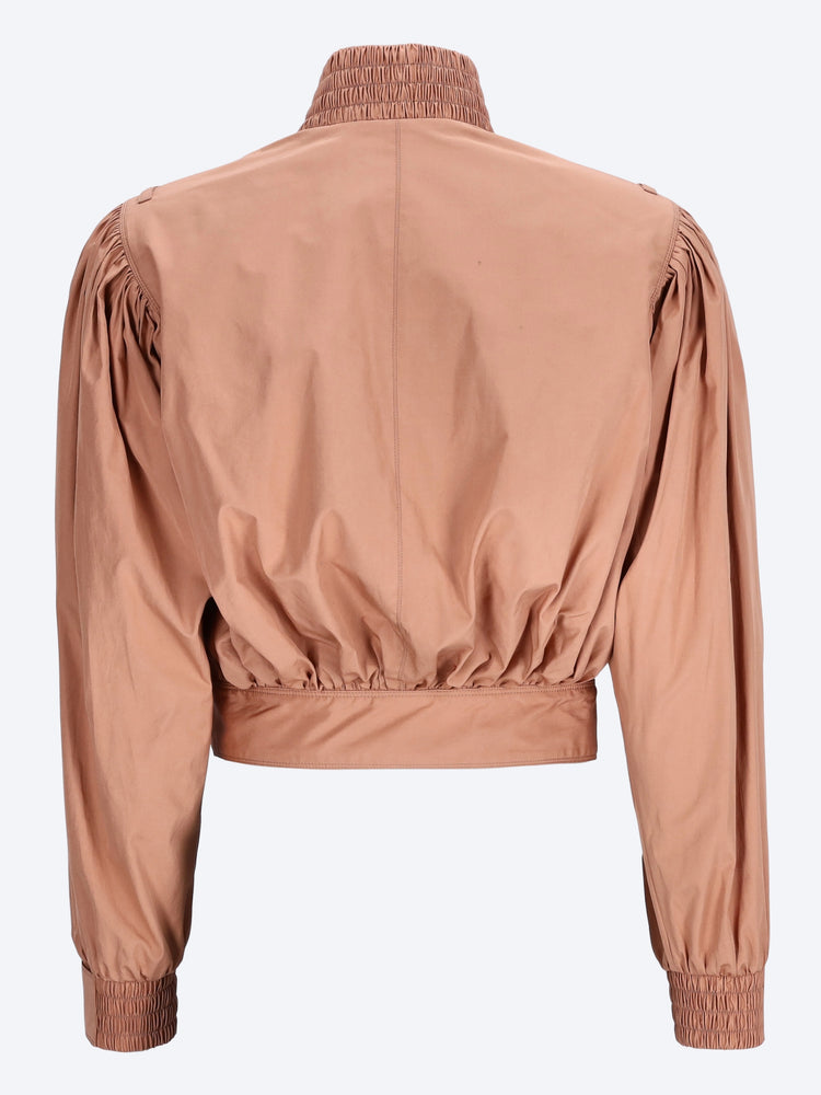 Gathered cropped jacket 3