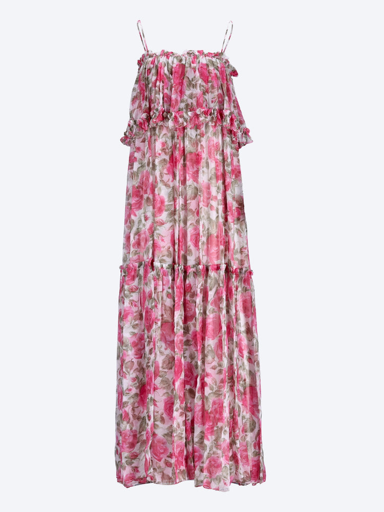 Robe longue à fines bretelles 1