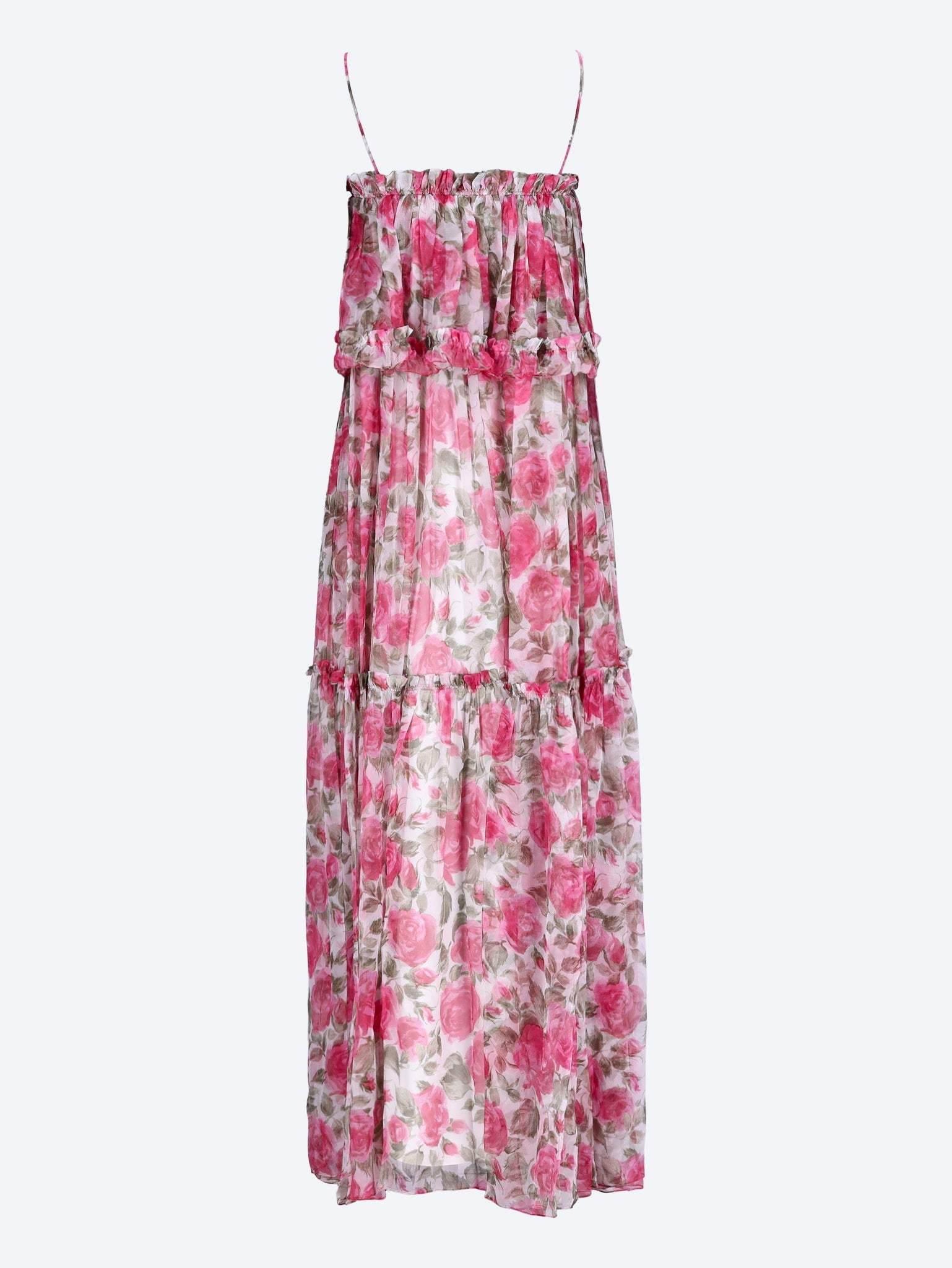 Robe longue à fines bretelles 2