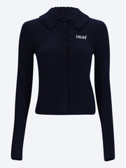 Fitted logo cardigan ref: