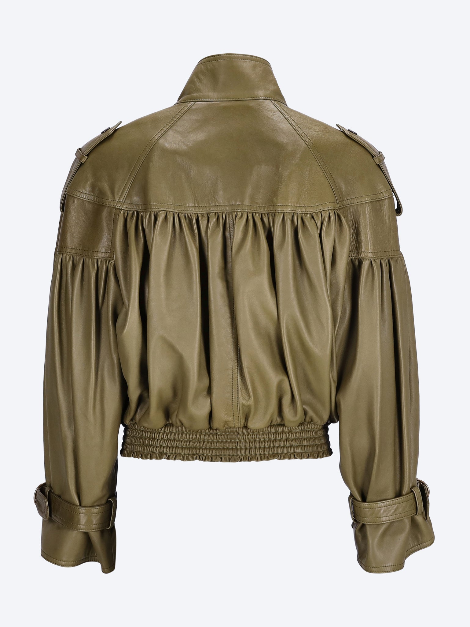 High-neck cropped jacket 3