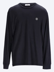 Garment dyed long sleeve t-shirt ref: