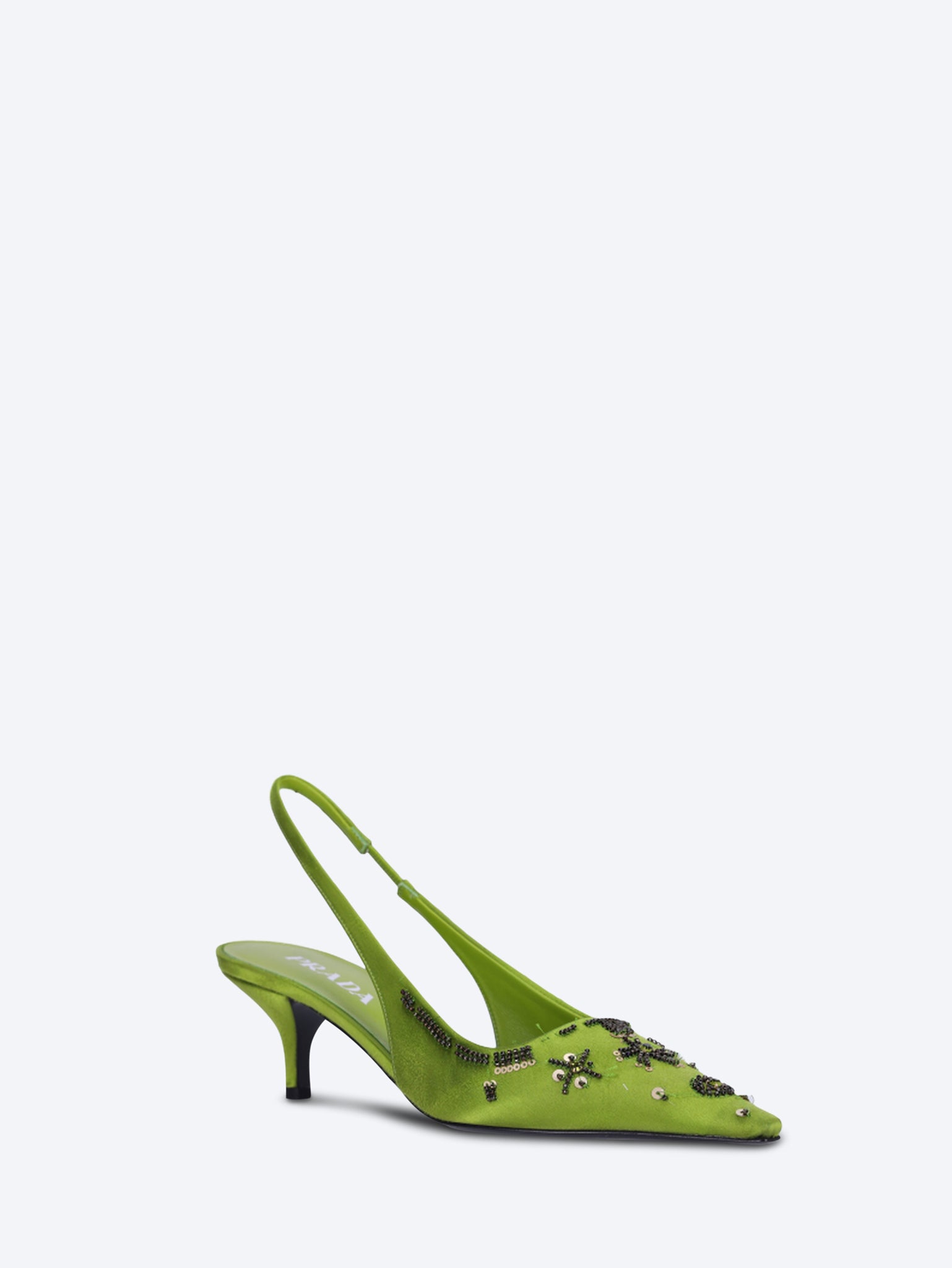 Raso Ricamo Pumps mit offenem Absatz 2
