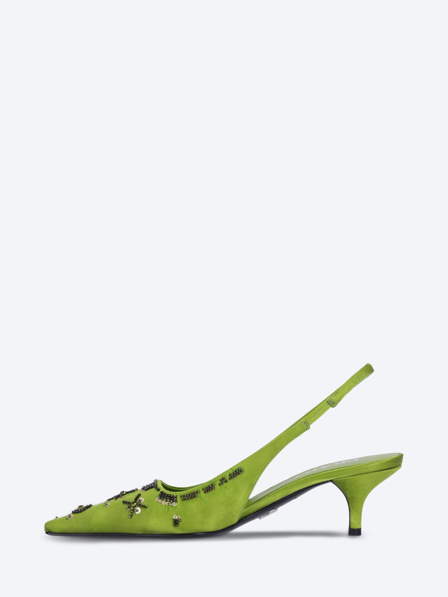 Raso Ricamo Pumps mit offenem Absatz 4