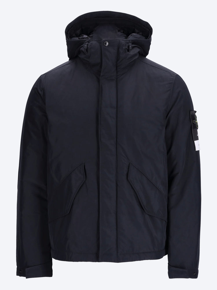 Recycled polyester short parka 1