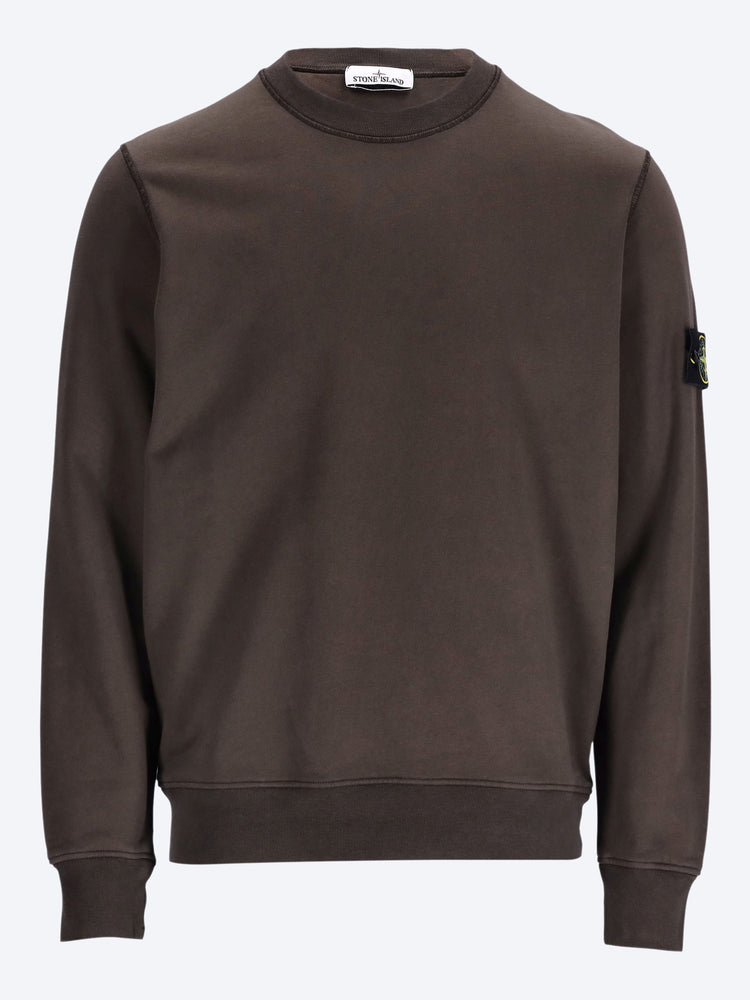 Sweat molletonné en coton bio 1
