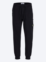 Pantalon de survêtement teint en pièce en molleton de coton biologique ref: