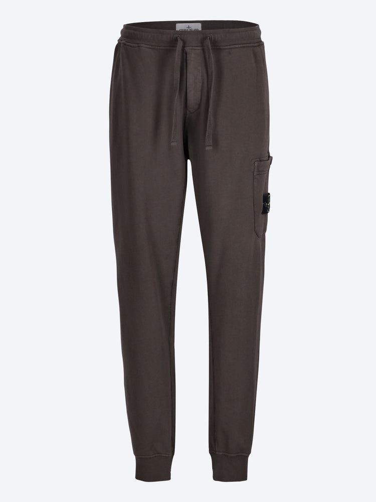 Organic cotton fleece garment dyed sweatpants 1