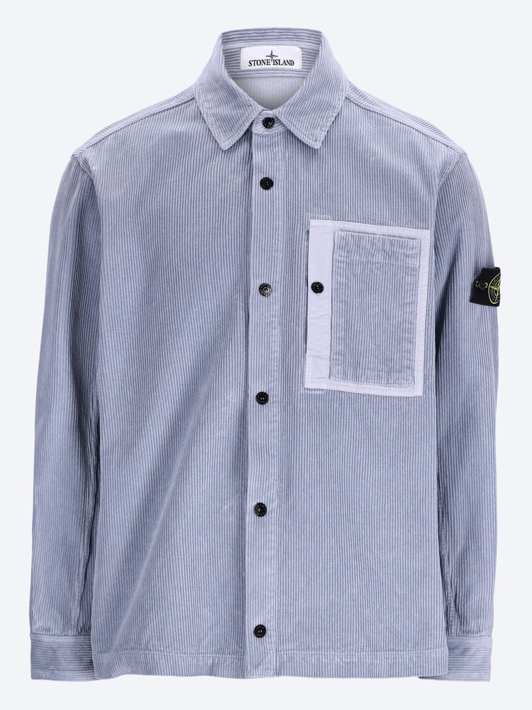 Organic cotton corduroy 800 garment dyed shirt 1