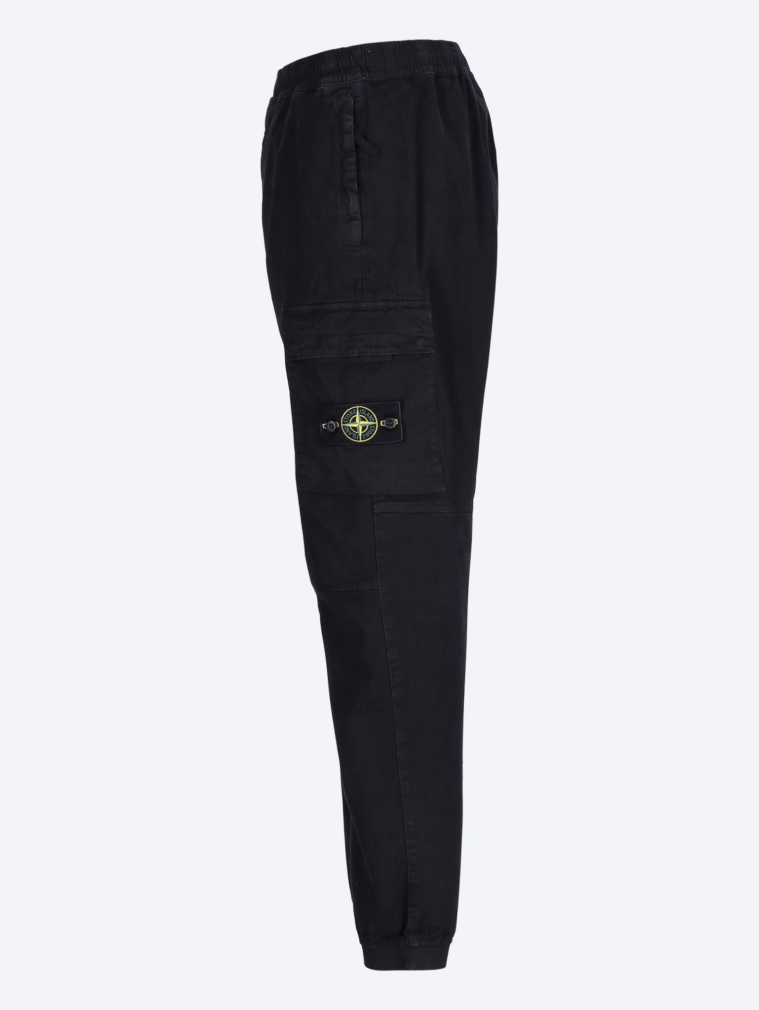 Stretch organic broken twill cotton garment dyed old effect pants 2