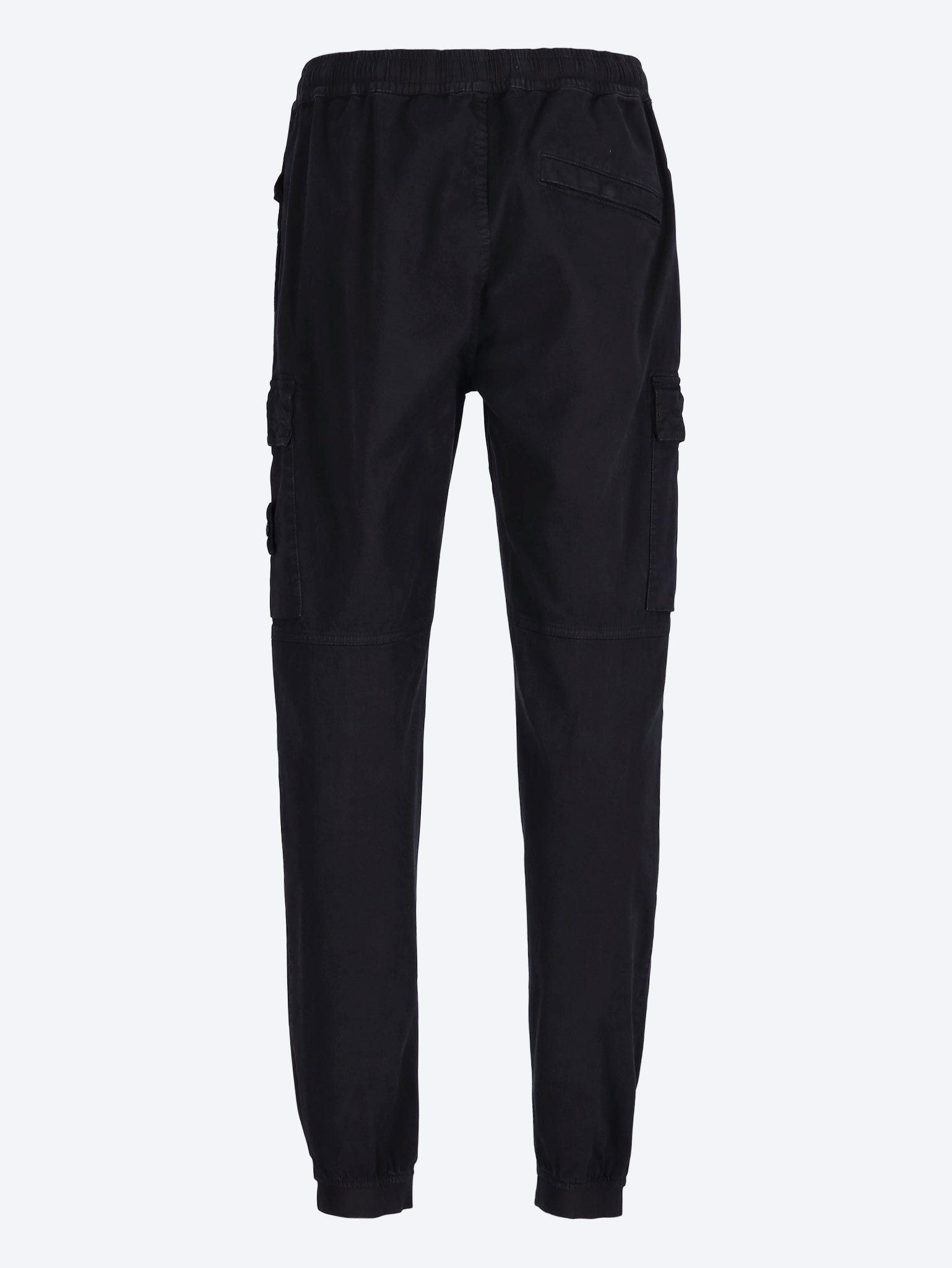 Stretch organic broken twill cotton garment dyed old effect pants 3