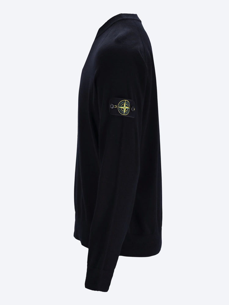 Stretch rws wool crewneck sweater 2