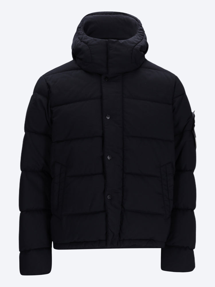 Stückgefärbte Ghost-Jacke aus Woll-Ripstop-TC 1