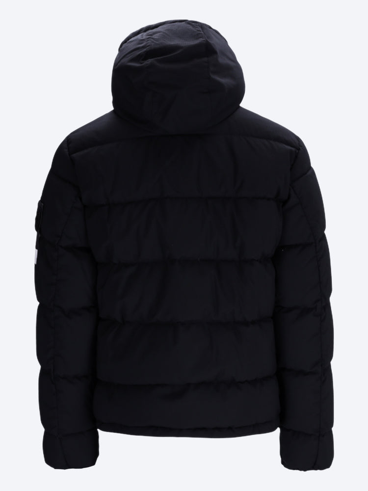 Stückgefärbte Ghost-Jacke aus Woll-Ripstop-TC 3