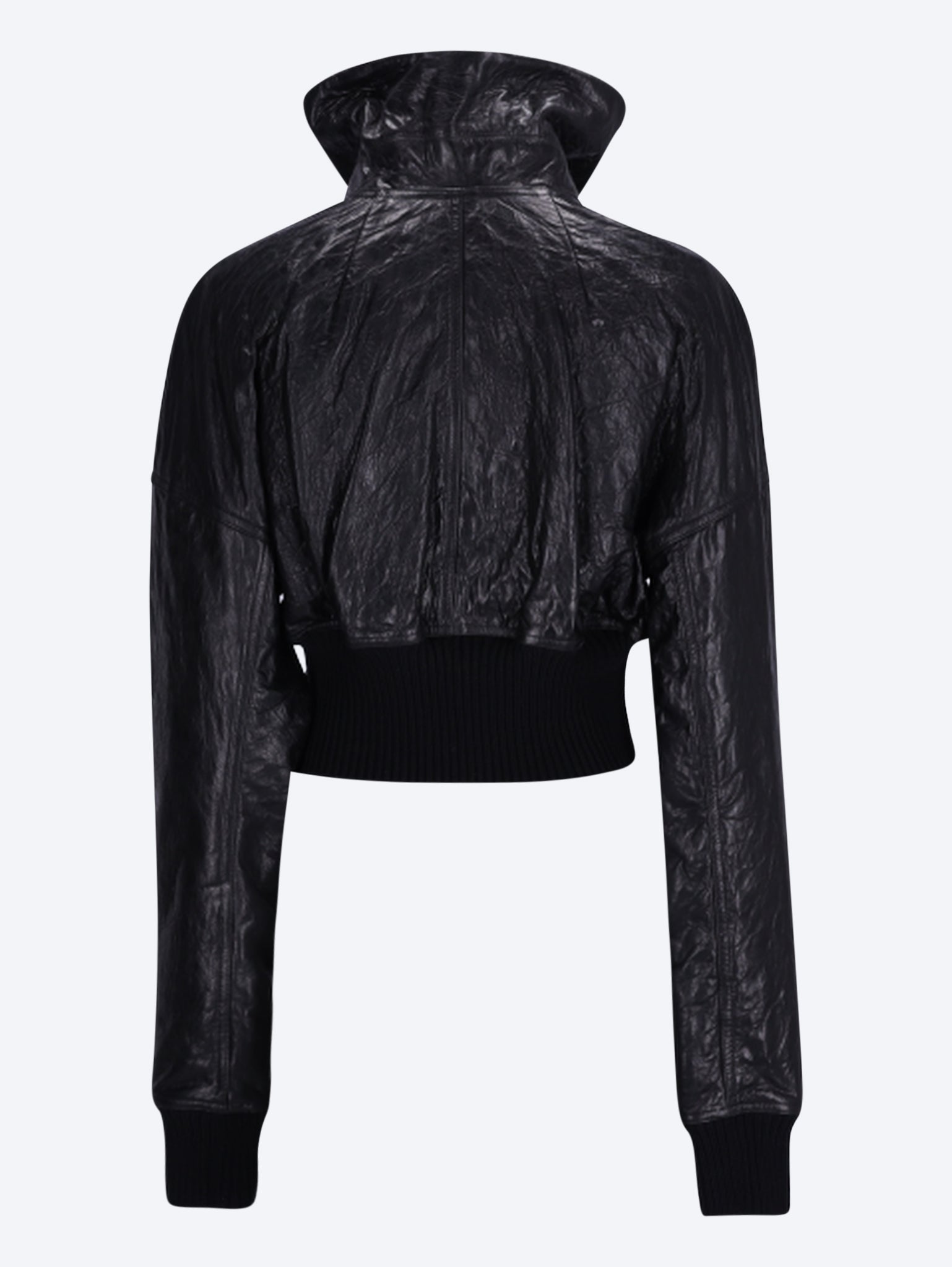 Bomber court matelassé en cuir Dracuflight 3