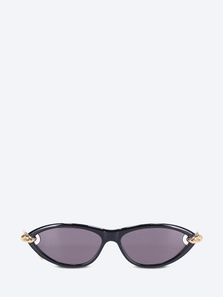 Cat-Eye-Sonnenbrille mit Knotenmuster 1