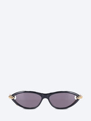 Cat-Eye-Sonnenbrille mit Knotenmuster ref: