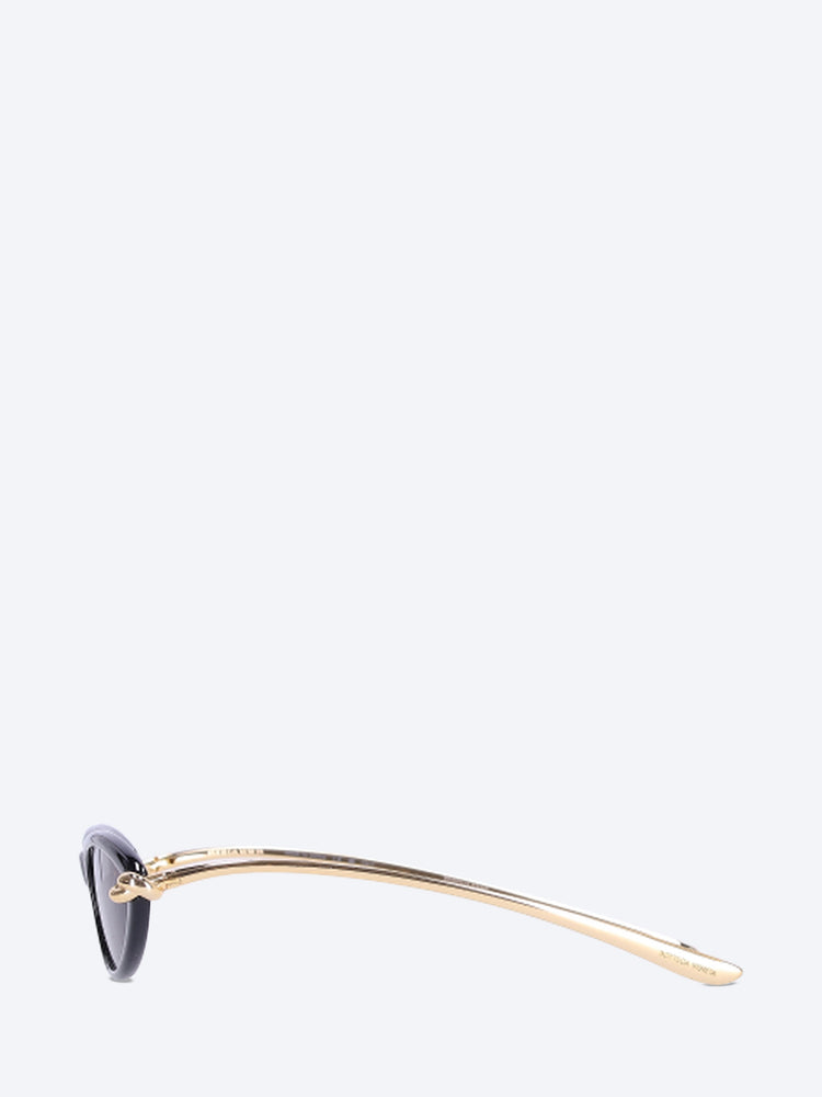 Cat-Eye-Sonnenbrille mit Knotenmuster 3