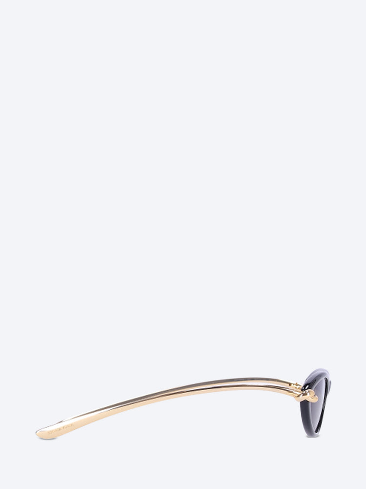 Cat-Eye-Sonnenbrille mit Knotenmuster 4
