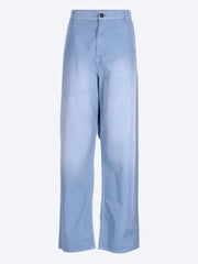 Pantalon en sergé teint en pièce ref: