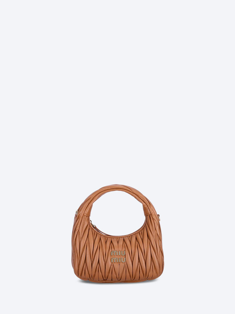 Sac hobo Wander en cuir nappa matelassé 1