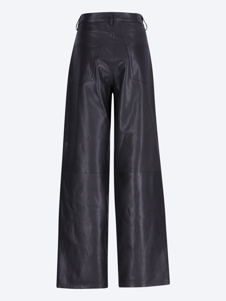 Bruun - pantalon ample en cuir 3