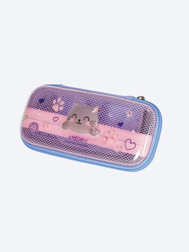 Starres transparentes Federmäppchen Kitty – Wonderwow 3