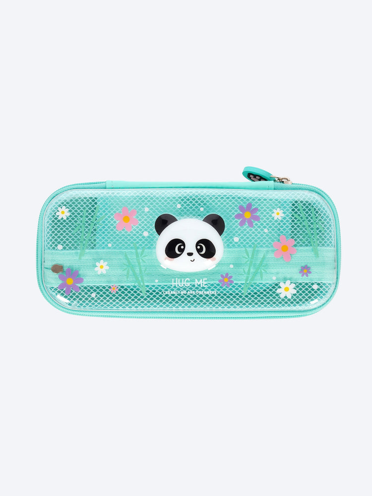 Starres, transparentes Federmäppchen Panda – Wonderwow 1