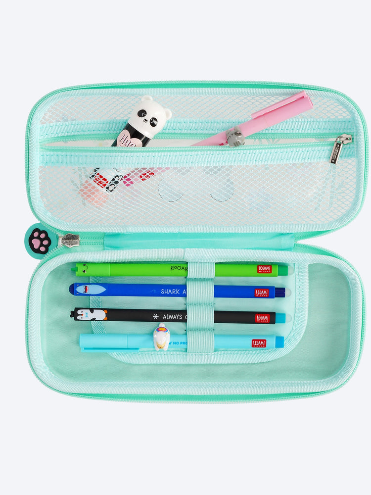 Starres, transparentes Federmäppchen Panda – Wonderwow 2