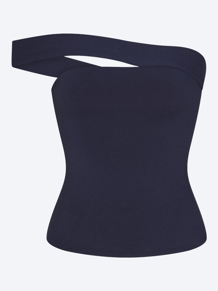 Asymmetrisches Oberteil aus Baumwolljersey 1