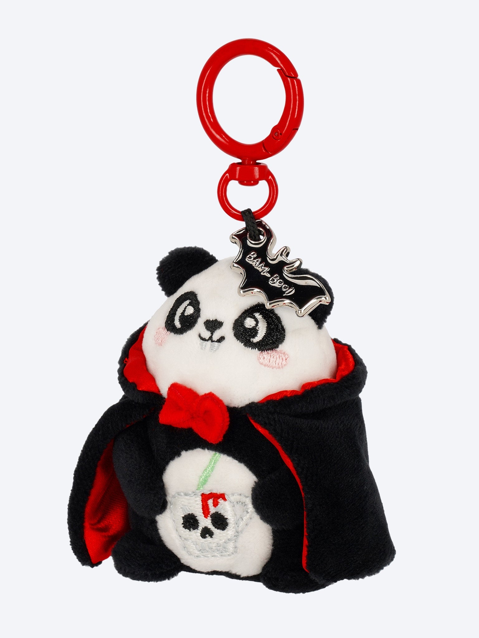 Halloween-Panda-Plüsch-Schlüsselanhänger „Bam-Boo!“ - winzig superweich! 2