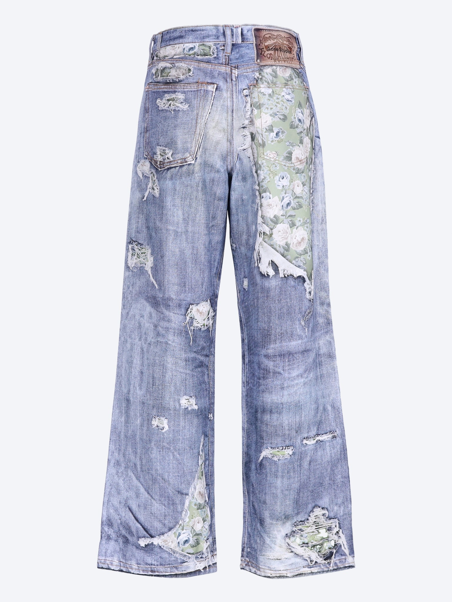 Acne studios 1981 trompe l'oeil jeans 3