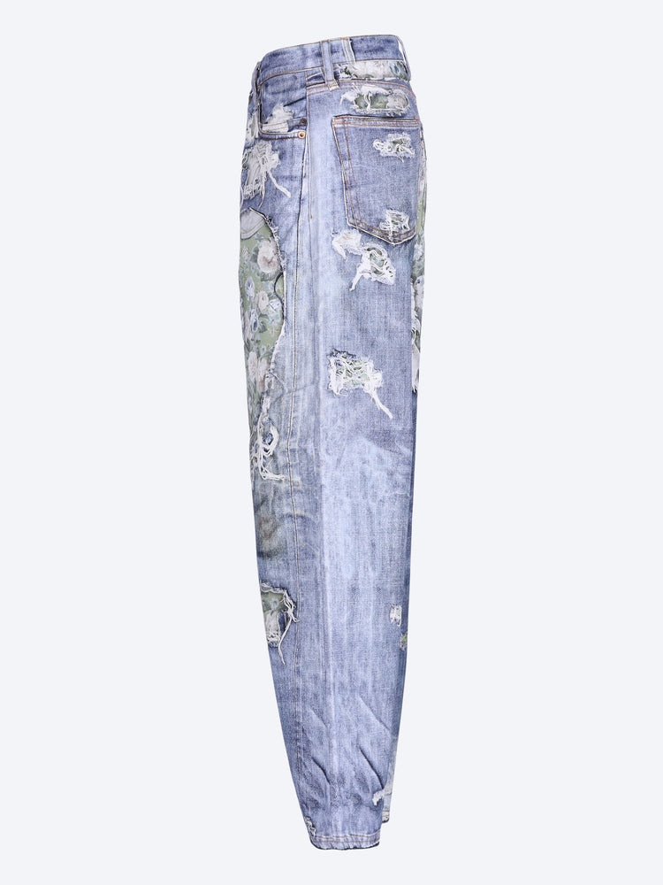 Acne studios 1981 trompe l'oeil jeans 2