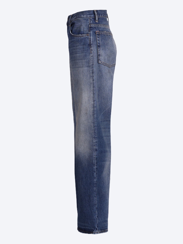Acne studios 2021f mid blue bingo jeans 2