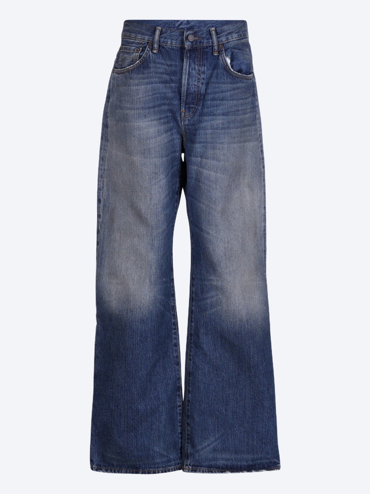 Acne studios 2021f mid blue bingo jeans 1