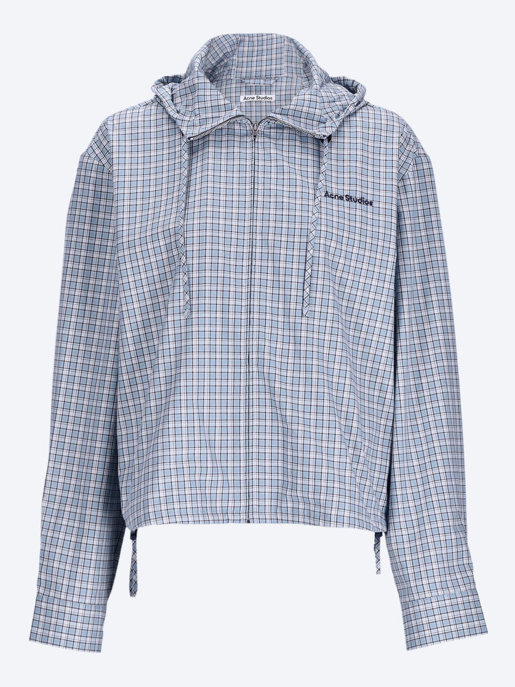 Acne Studios karierte Kapuzenjacke 1