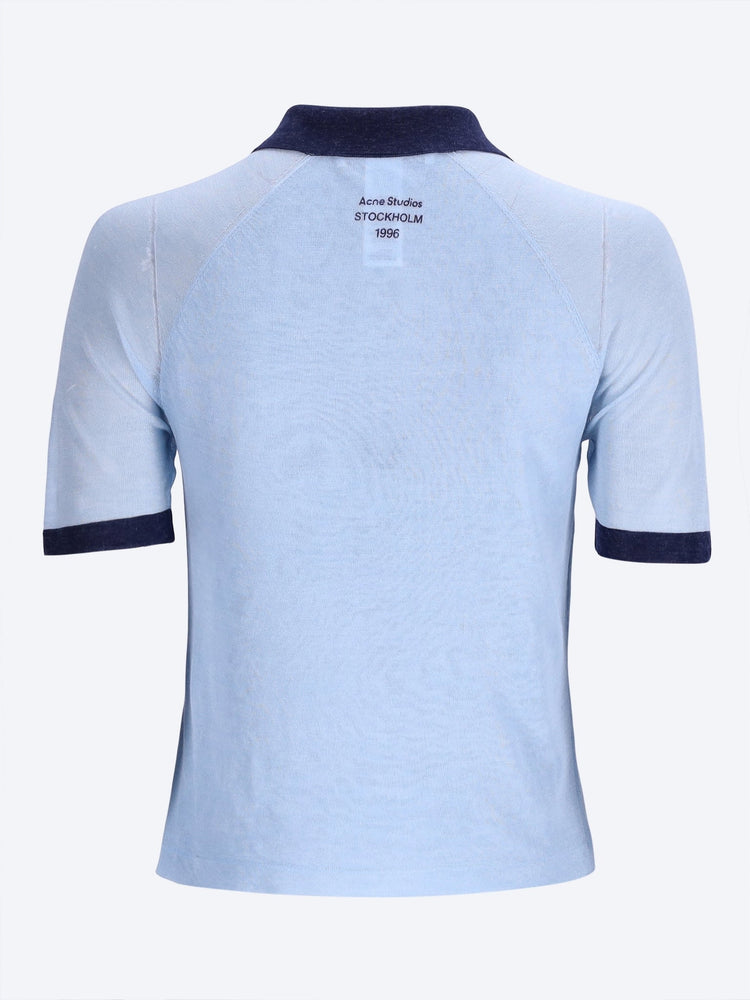 Acne Studios transparentes Strickpolo 2