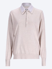 Acne Studios Polopullover mit V-Ausschnitt ref: