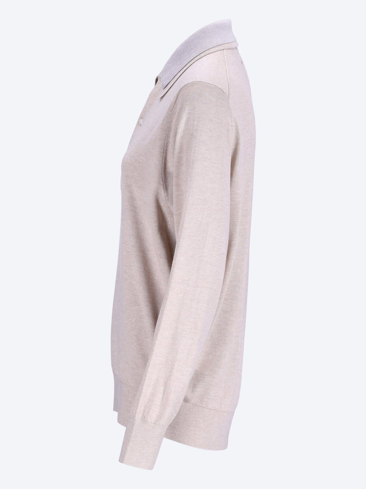 Acne Studios Polopullover mit V-Ausschnitt 2