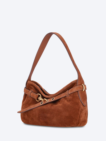 Adventure suede handbag