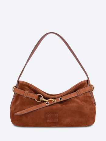 Adventure suede handbag
