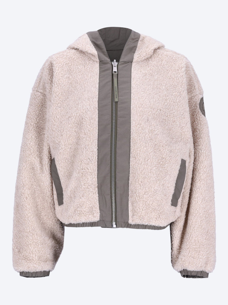 CANADA GOOSE WOMEN-CLOTHING JACKETS Alberni reversible fleece jacket