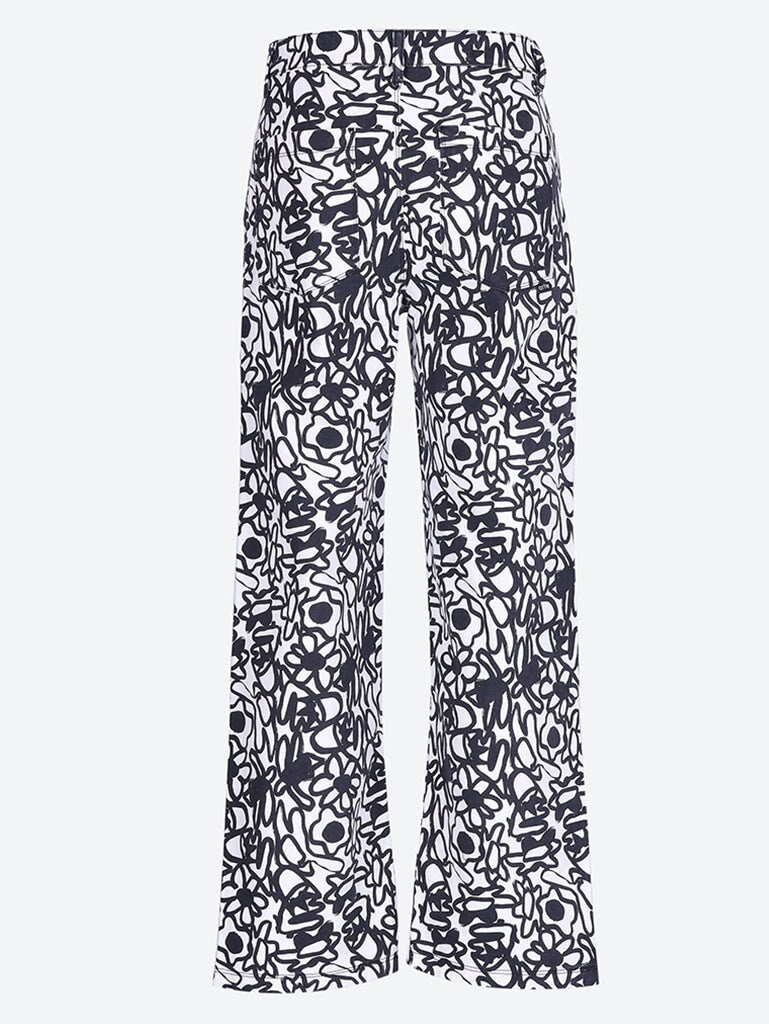 Pantalon de fleurs allover 3