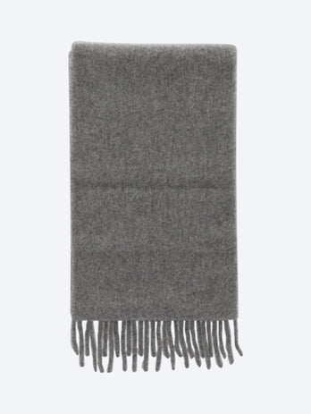 Écharpe en laine alpaga avec écharpe jacquard ami de coeur écru