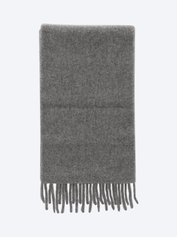 Alpaga-Wollschal mit cremefarbenem Ami de Coeur-Jacquard-Schal 2