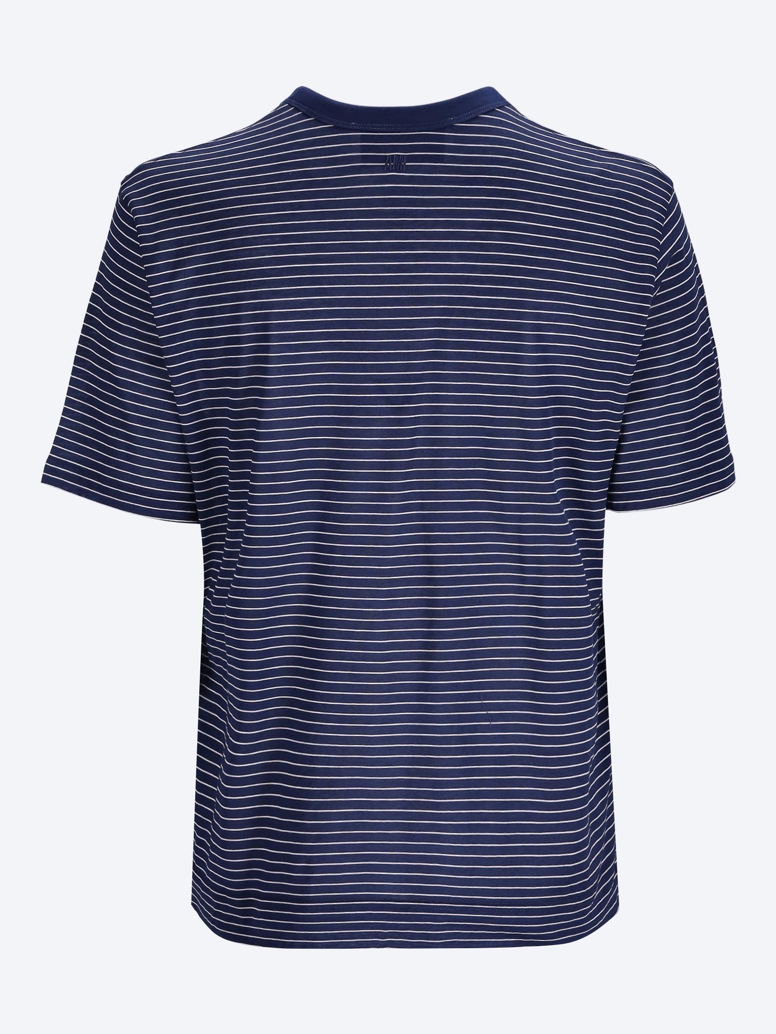 Ami de coeur patch classic fit short sleeves striped t-shirt 2