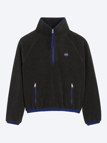 Vareuse Ami demi-zippée avec détails en nylon