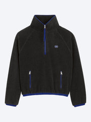 Ami half zipped vareuse with nylon details ref: