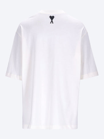 Kurzärmliges Oversize-T-Shirt mit Ami-Paris-Print